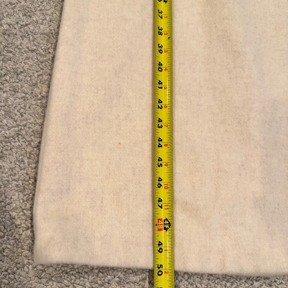 DKNY Pure Ivory Wool Angora High Neck Sleeveless Sheath Dress - Picture 7 of 7